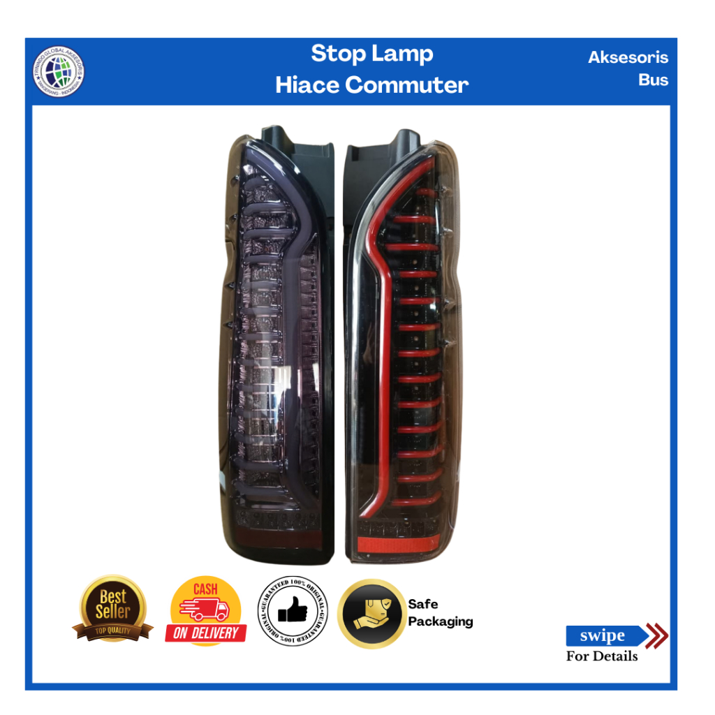 Stop Lamp Hiace  commuter Led Variasi/Lampu Belakang hiace commuter Led