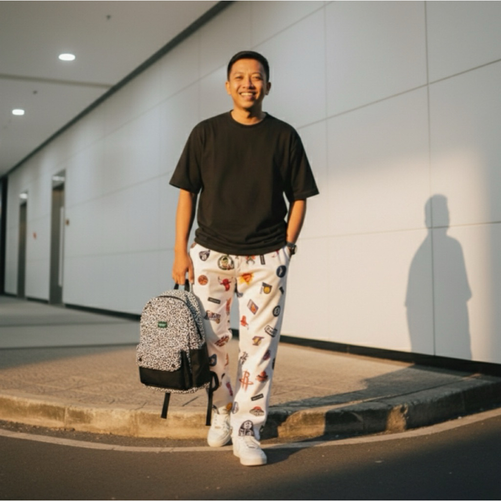 INDIE CONCEPT - LEOPARD BAG - TAS RANSEL BACKPACK MOTIF LEOPARD - DAYPACK - TAS LEOPARD