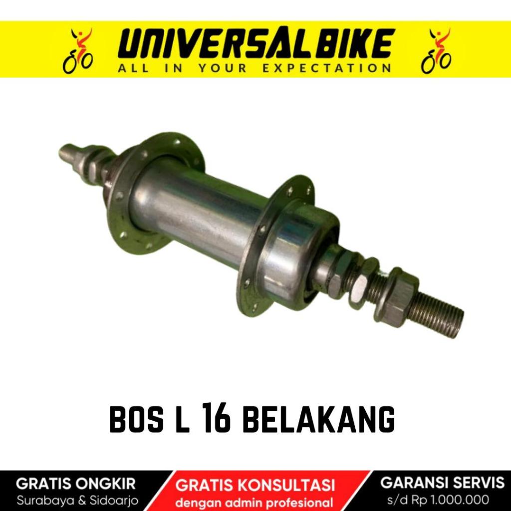 Hub Bos Belakang Lubang 16 Sepeda