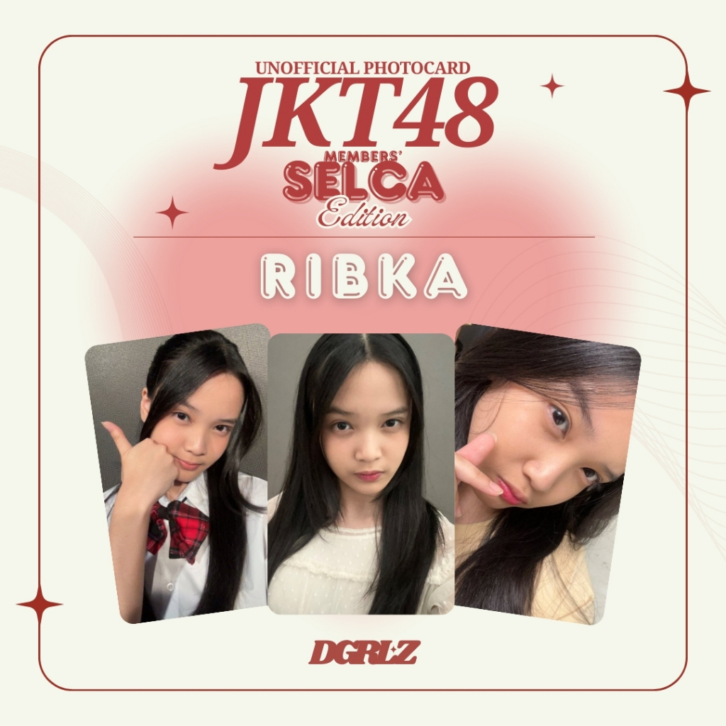 [5pcs] JKT48 RIBKA PREMIUM PHOTOCARD LOMOCARD "SELCA ED." BY DGRLZ