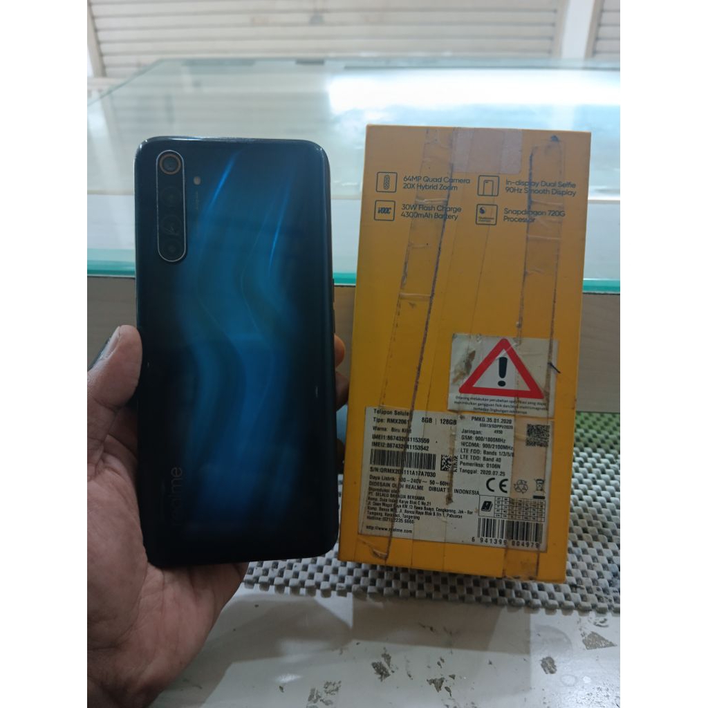 Realme 6 pro 8/128gb second resmi