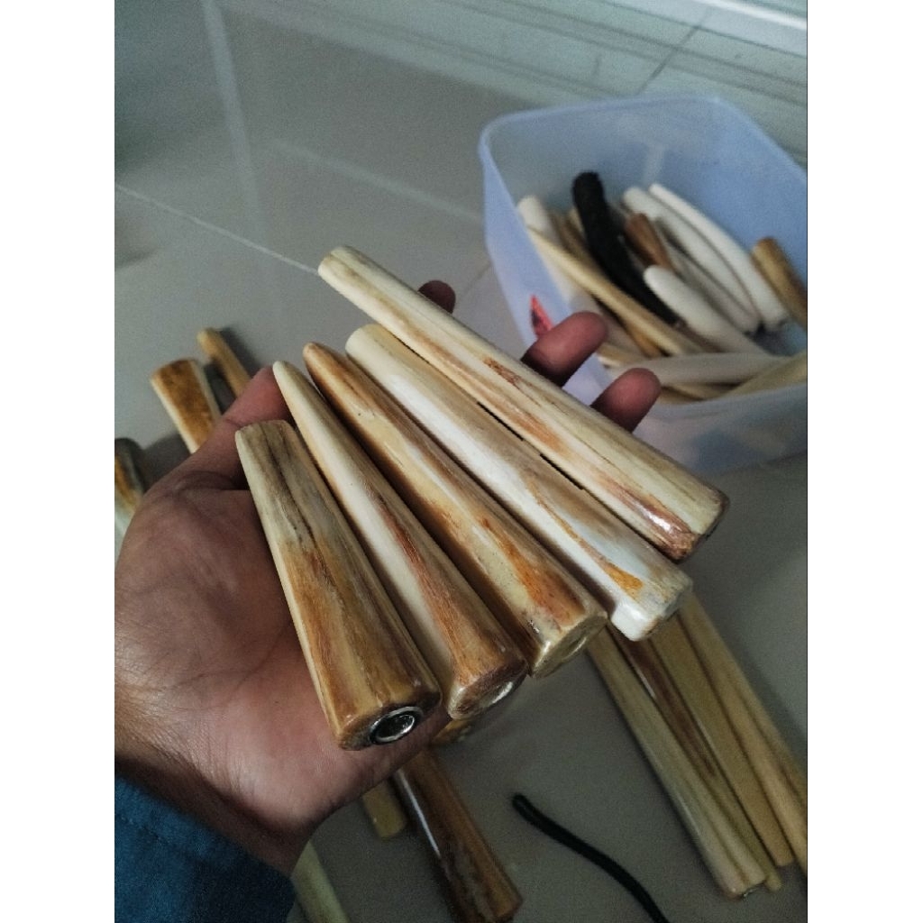 once pipa tulang monyong ikan marlin panjang 12 cm 100% ori