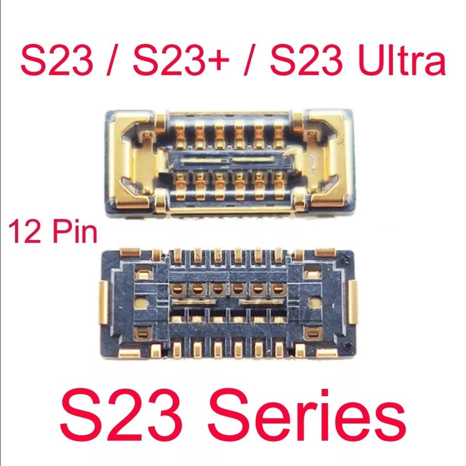 12 Pin FPC Socket Antena Sinyal di Mesin Samsung Galaxy S23 / Galaxy S23+ / Galaxy S23 Ultra