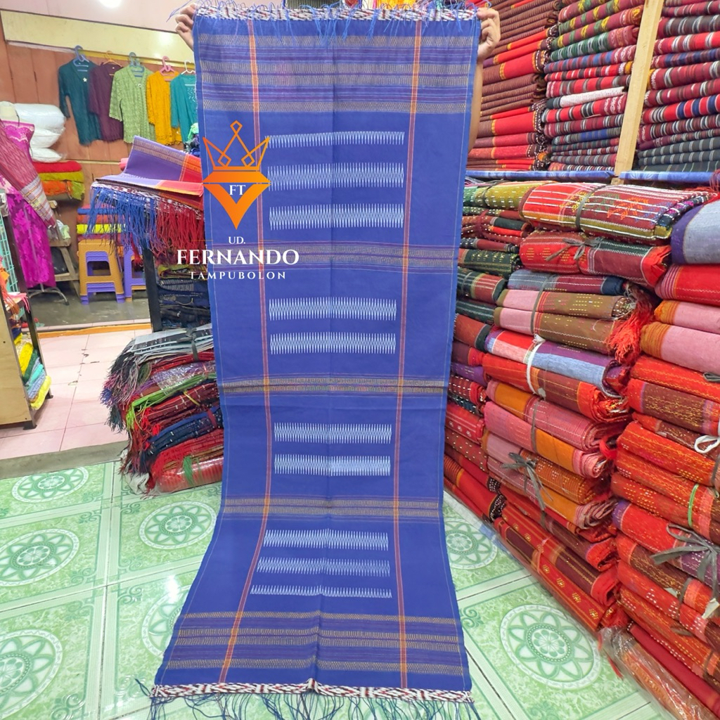 Ulos Tarutung Bintang Maratur Sirat Premium Pakaian Tradisional Batak Kain Tenun Asli Tangan Siantar