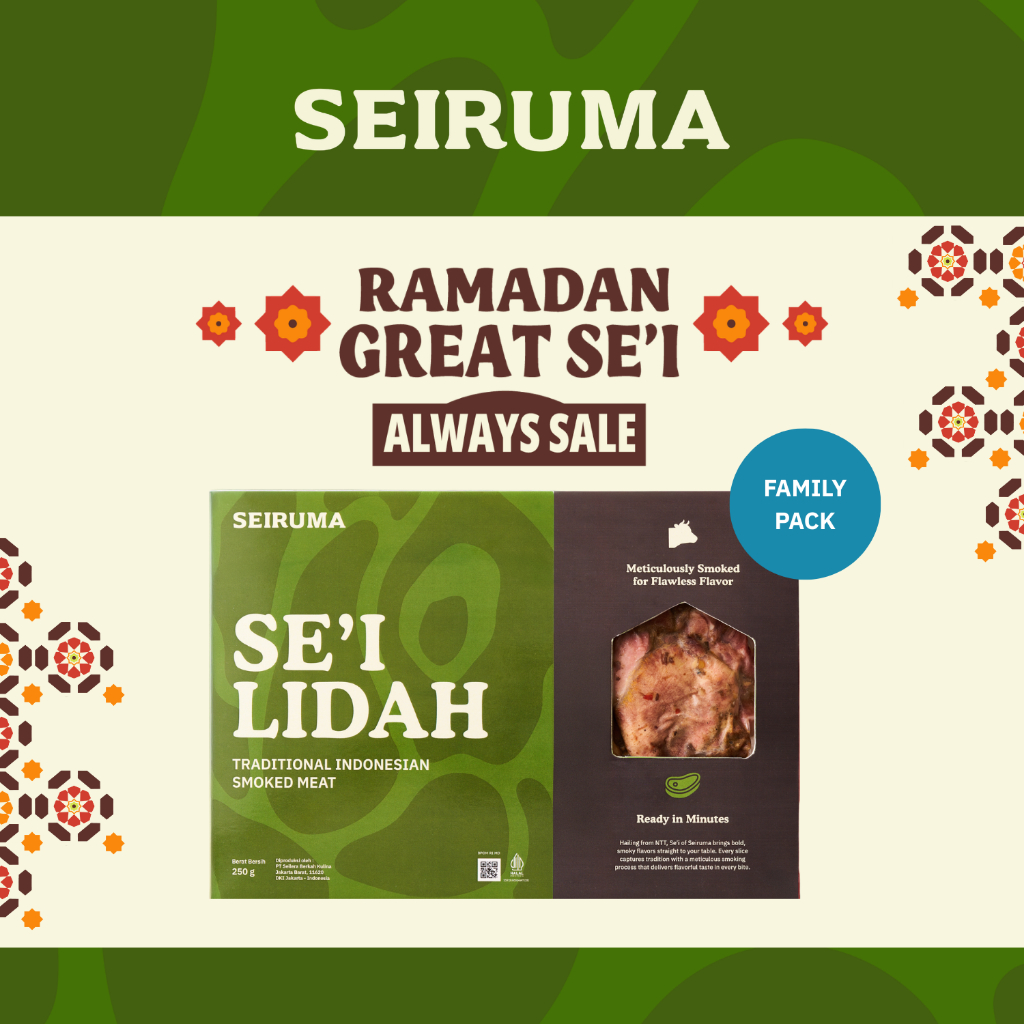 Seiruma Se'i Lidah | Lidah Sapi Asap - Family Pack