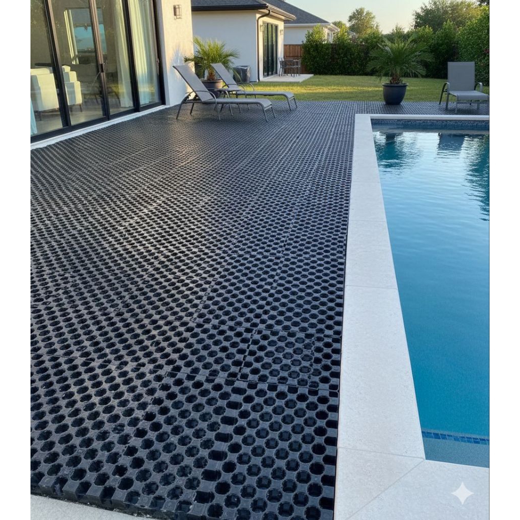 DRAINASE 50x50x3 CM /ALAS RUMPUT SINTETIS/DRAINASE CELL/UKURAN 50 X 50 X 3(1 PCS) KOKOH/MIN.PEMBELIA