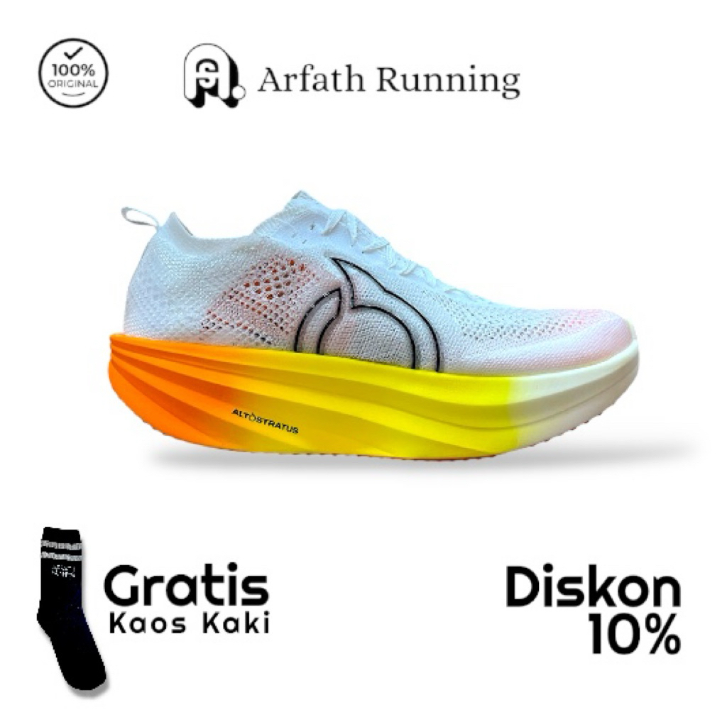 ORTUSEIGHT HYPERSONIC 2.1 SEPATU RUNNING LARI ORIGINAL 100%
