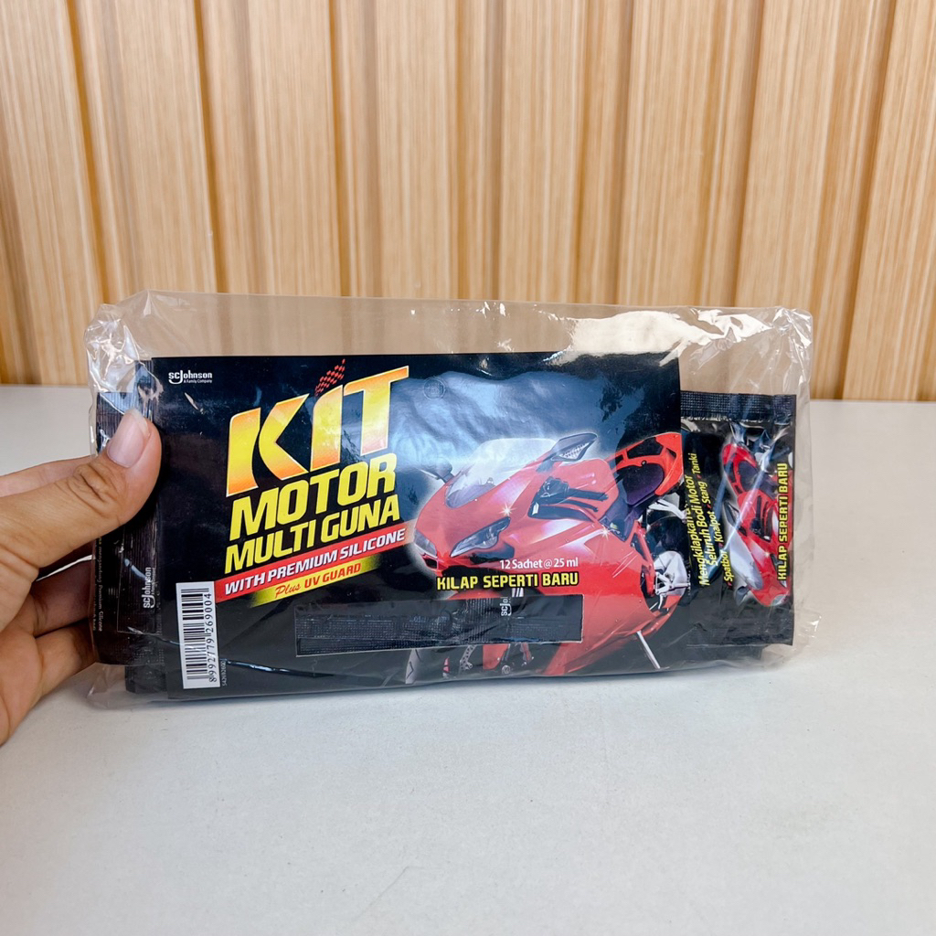 Kit Motor Sachet / Kit Pembersi Atau Pengkilap Sepeda Motor