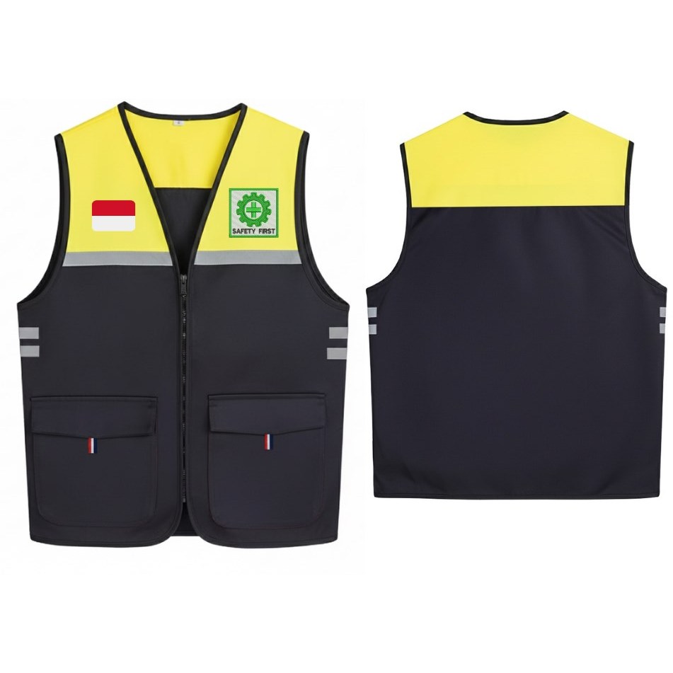 Rompi Safety K3 Premium | Rompi Safety First Original | Rompi Lapangan