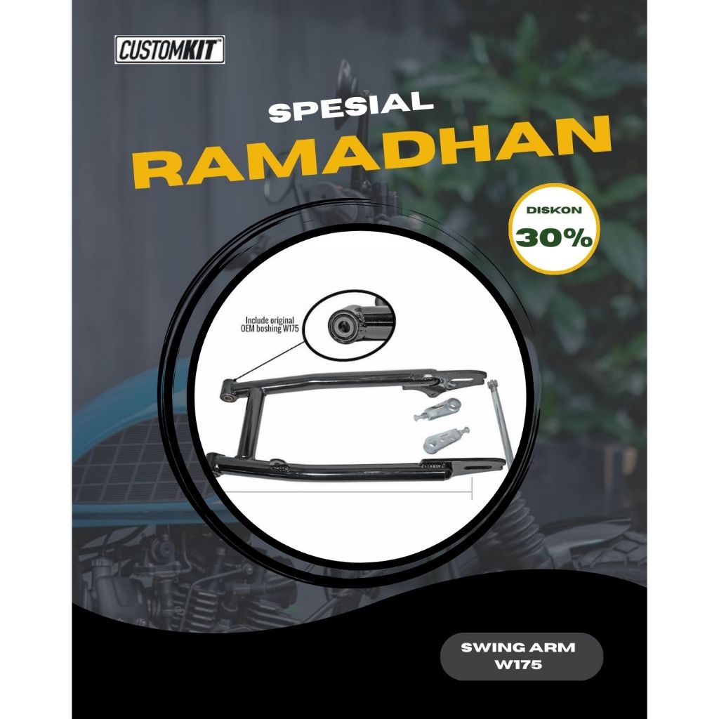 PROMO BIG SALE - CustomKit Swing Arm Kawasaki W175