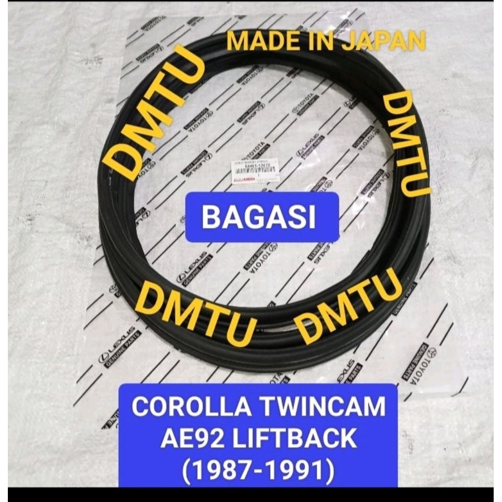 KARET BAGASI COROLLA TWINCAM AE92 LIFTBACK (1987-1991) MADE IN JAPAN