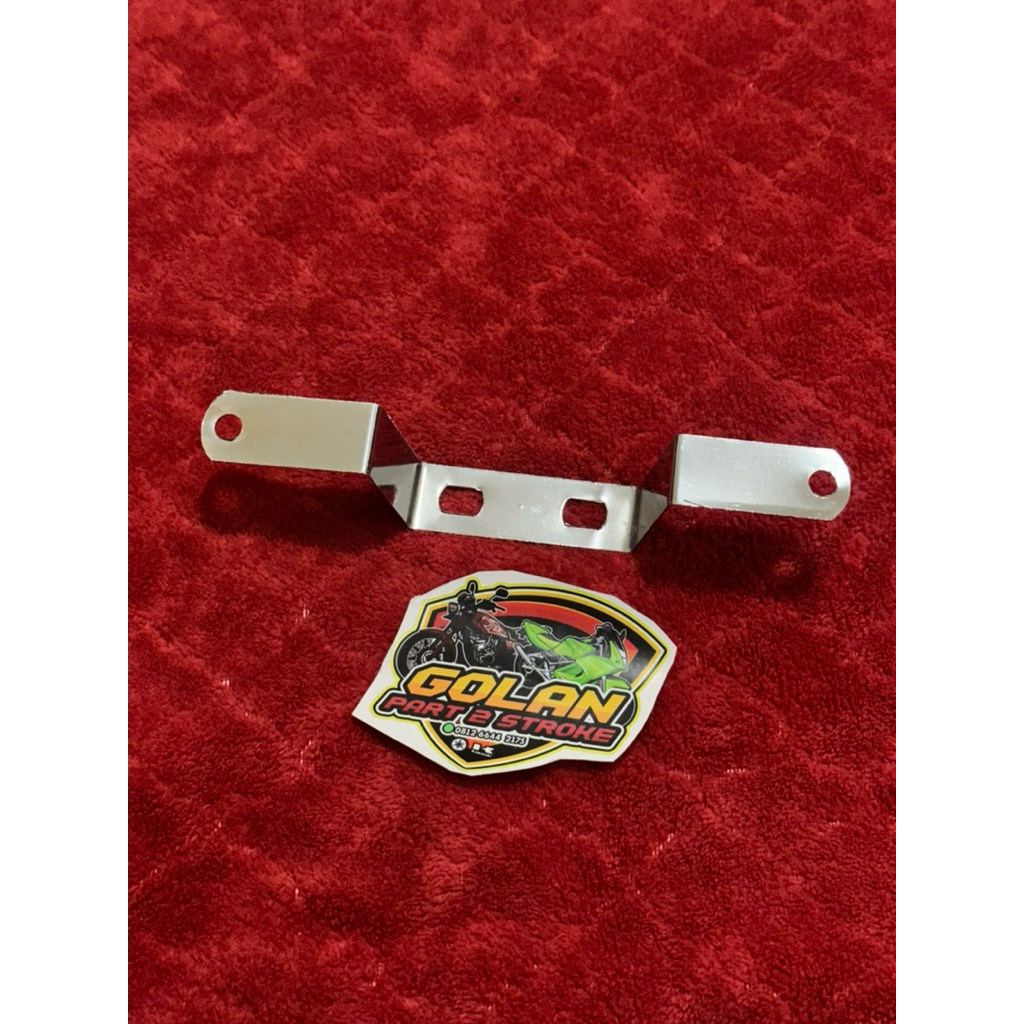Braket Besi Nopol Depan Yamaha Rx King Scorpio Chrome