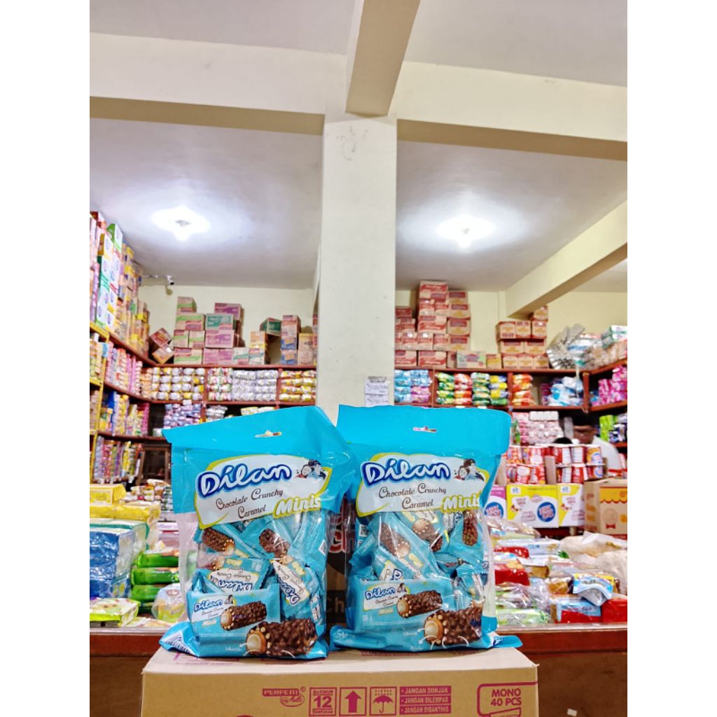 Dilan Chocolate Crunchy Mini pack isi 25 pcs