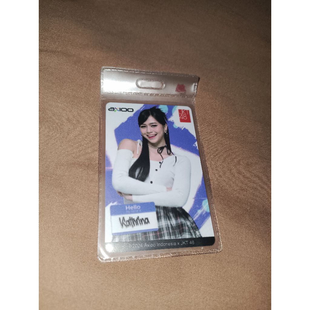 photocard JKT48 x Axioo Kathrina