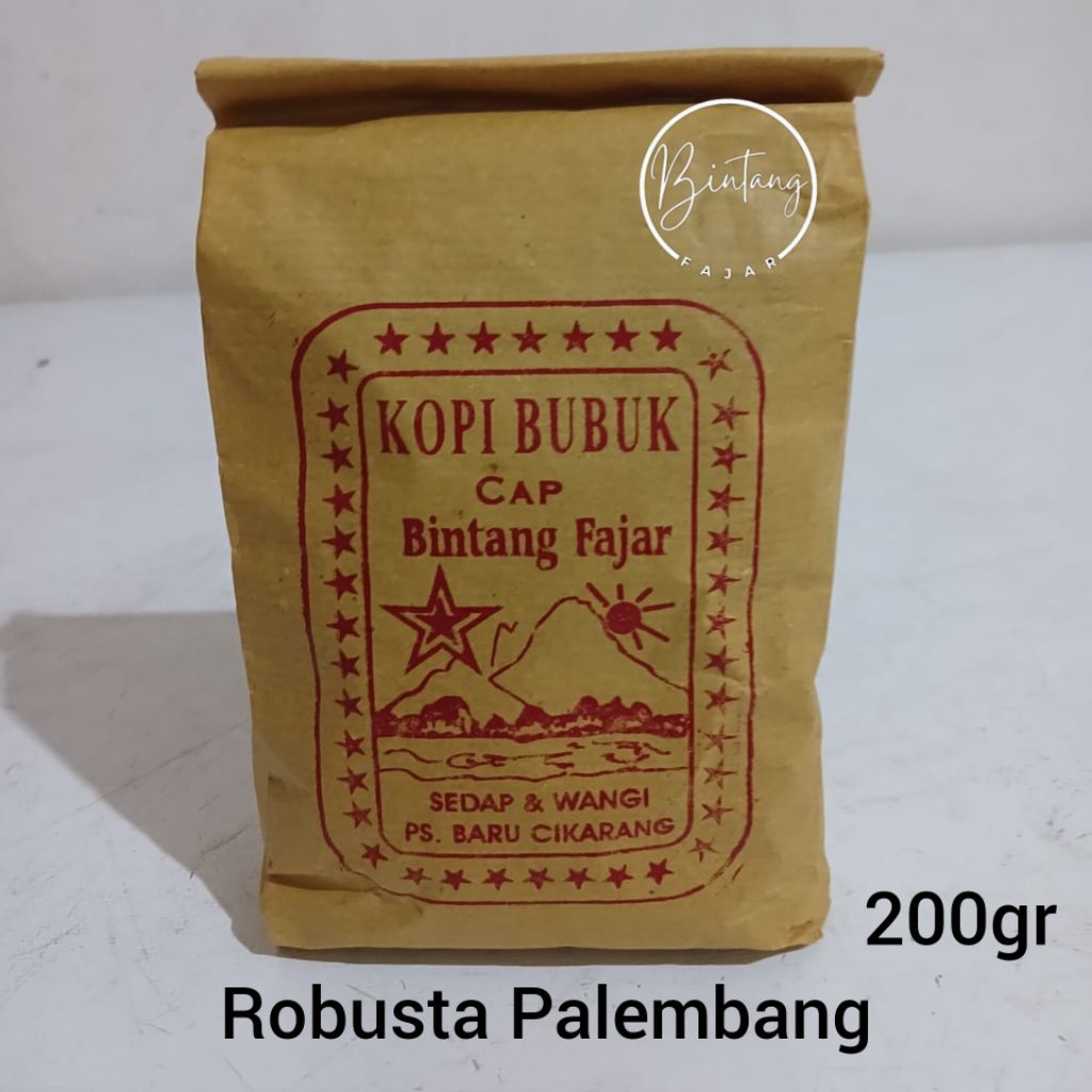 Kopi Bubuk Robusta Palembang | Robusta Coffee | -200Gram
