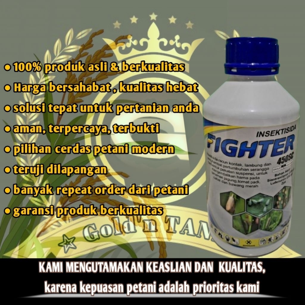 FIGHTER 450SC 1liter insektisida pembasmi hama pada tanaman