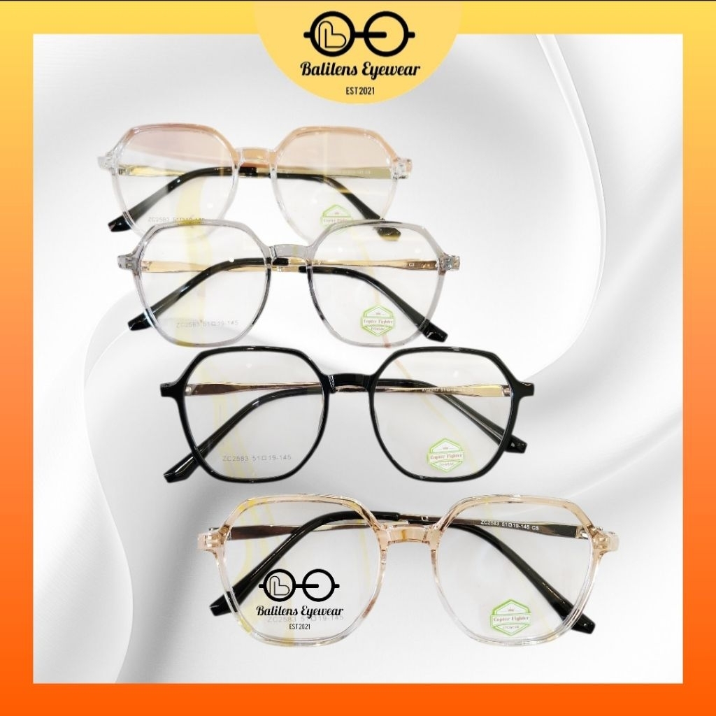 KACAMATA BULAT BAHAN PLASTIK - FRAME BULAT -KACAMATA MINUS