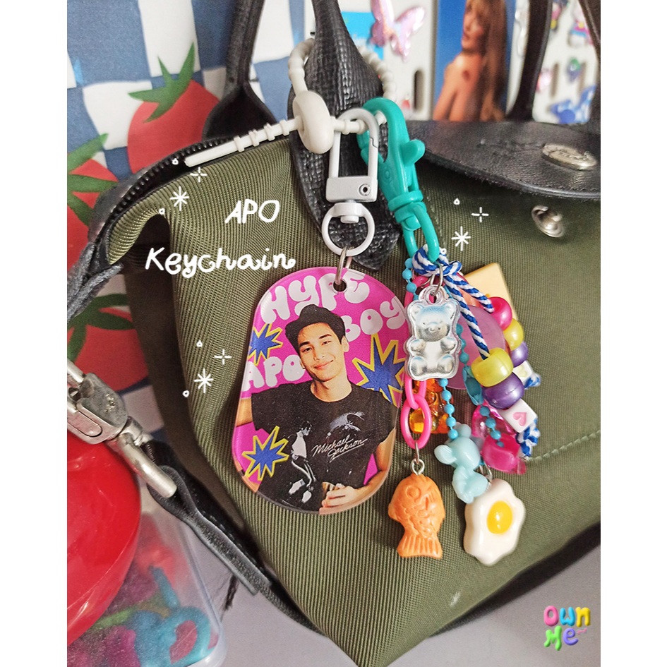 apo nattawin (thai actor) keychain