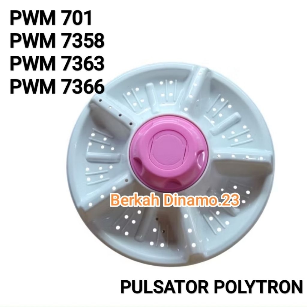 Pulsator POLYTRON 7 Kg PWM 701 7358 7363 7366 R G B Pulisator Mesin Cuci 2 Tabung PWM701 PWM7358 PWM