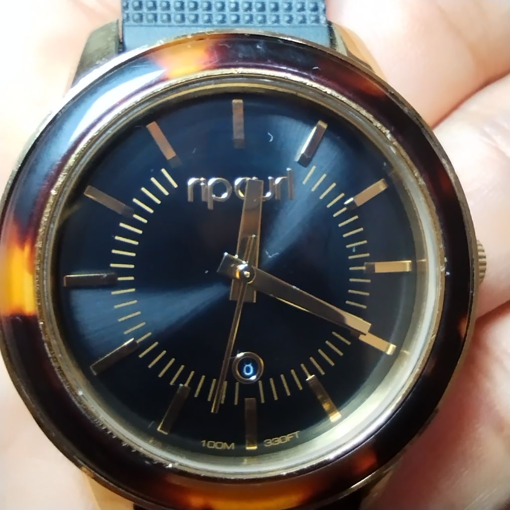 jam tangan wanita Rip Curl Eclipse Acetate Gold