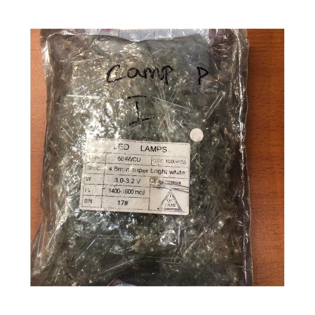 STRAW HAT LED 5MM TOPI CAMPING SUPER BRIGHT PUTIH,BIRU,MERAH,HIJAU led