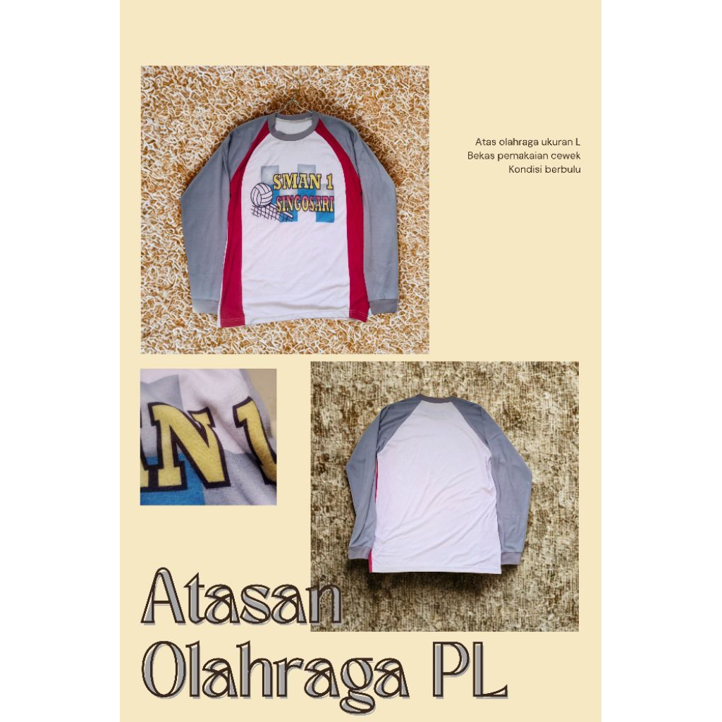 Atasan Seragam Olahraga SMA Preloved