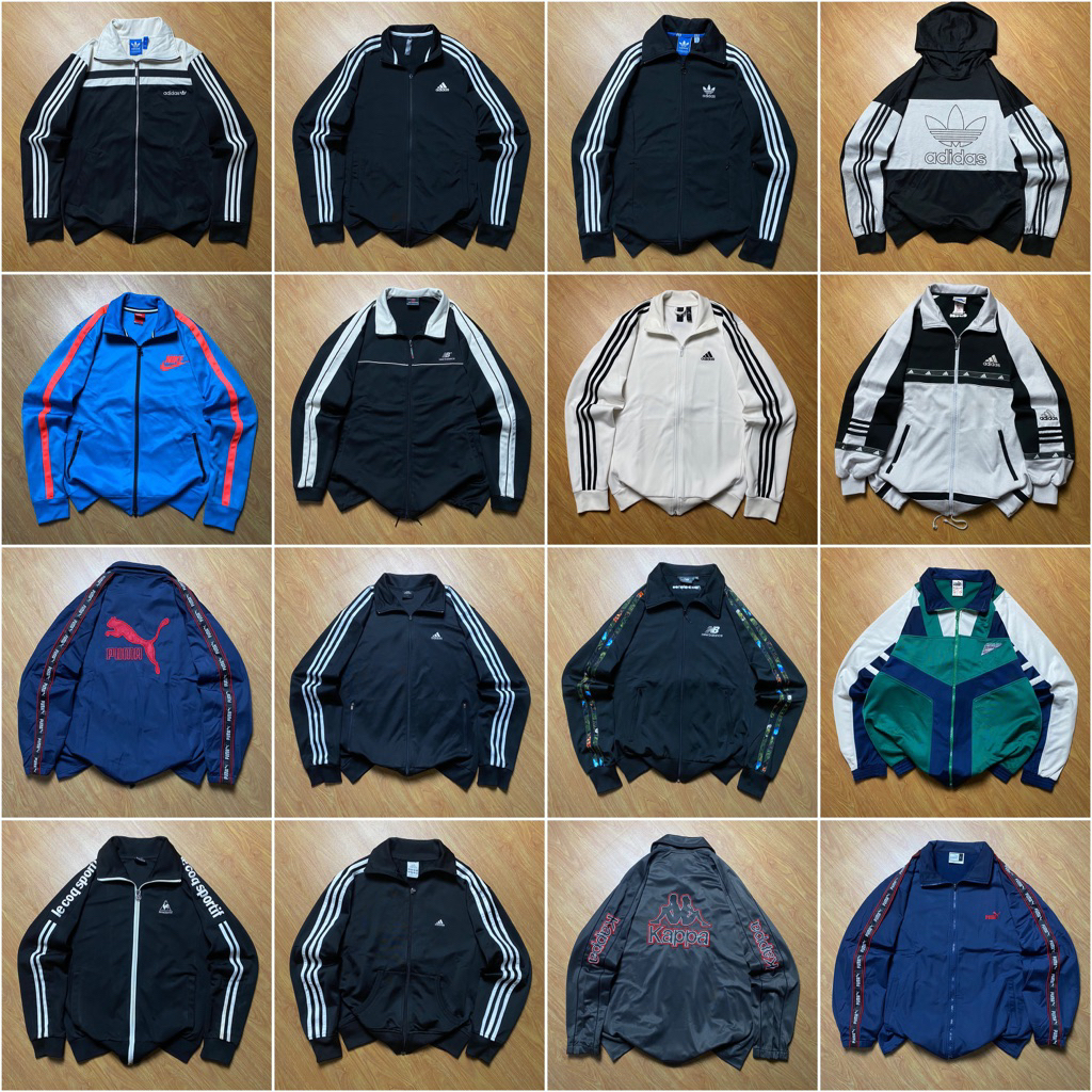 Tracktop Vintage Colorblock Jacket Second PxL ada dimedia sosial