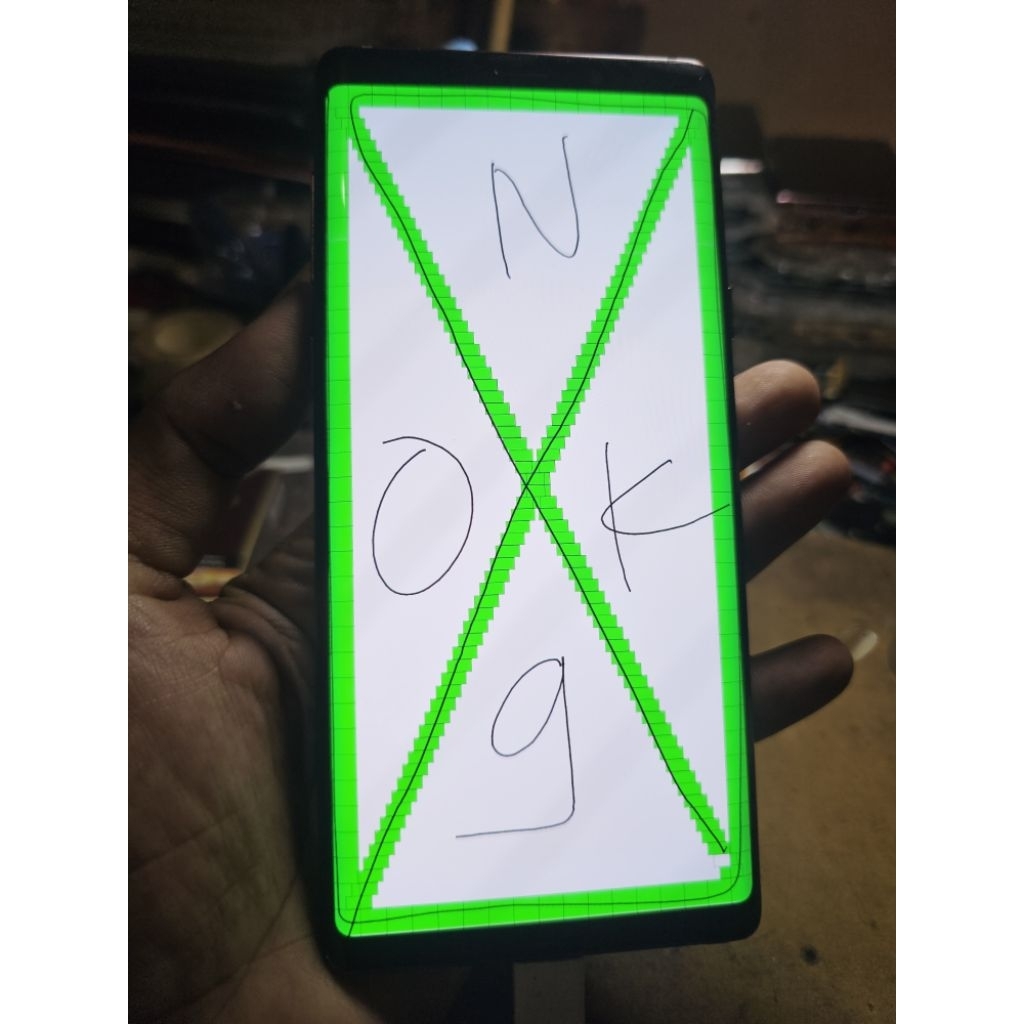 Lcd samsung Note 9 ori copotan