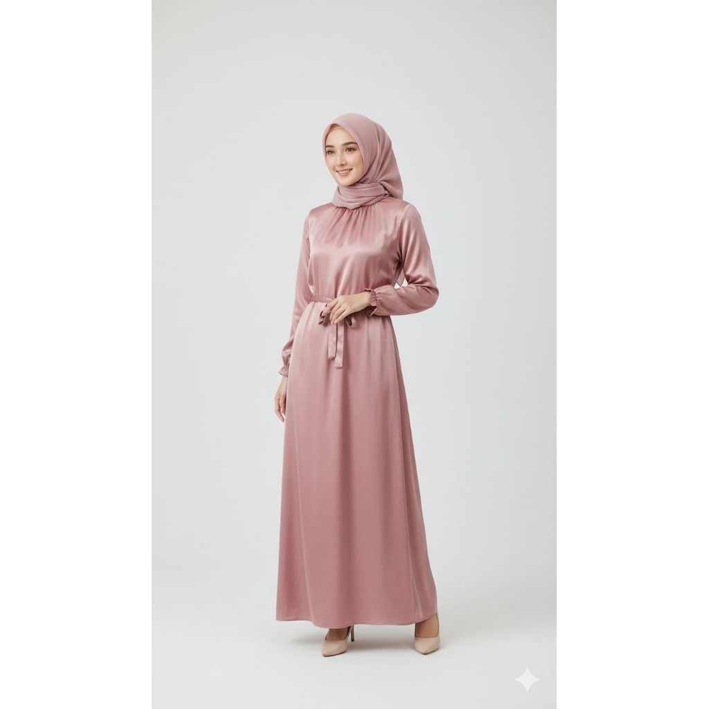 Dress Cradenza Shimer Silk Lembut Adem
