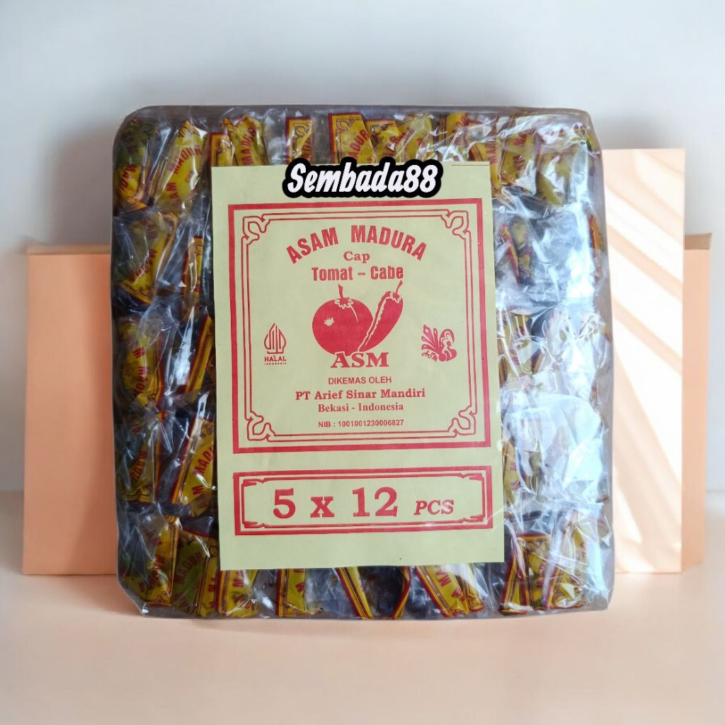 60 PCS ASAM JAWA ASLI 100 % ASEM RENCENG COKLAT ECERAN RP. 1.000 / ASEM JAWA / ASAM / TAMARIN