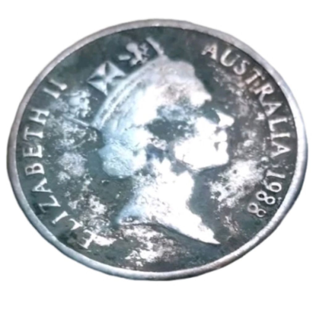 Uang Koin Kuno Australia Elizabeth ll 1988