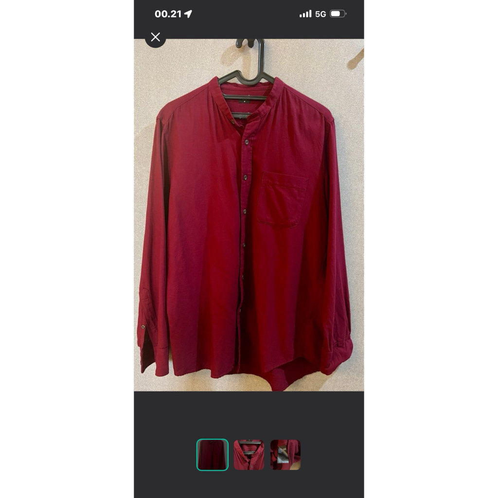 Preloved Kemeja baju pria UNIQLO size M