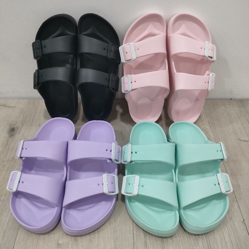 MINISO BALI | Sandal Wanita Slip On Strap 2 Sendal Slop Cewek Terbaru Kasual Korea Anti Slip