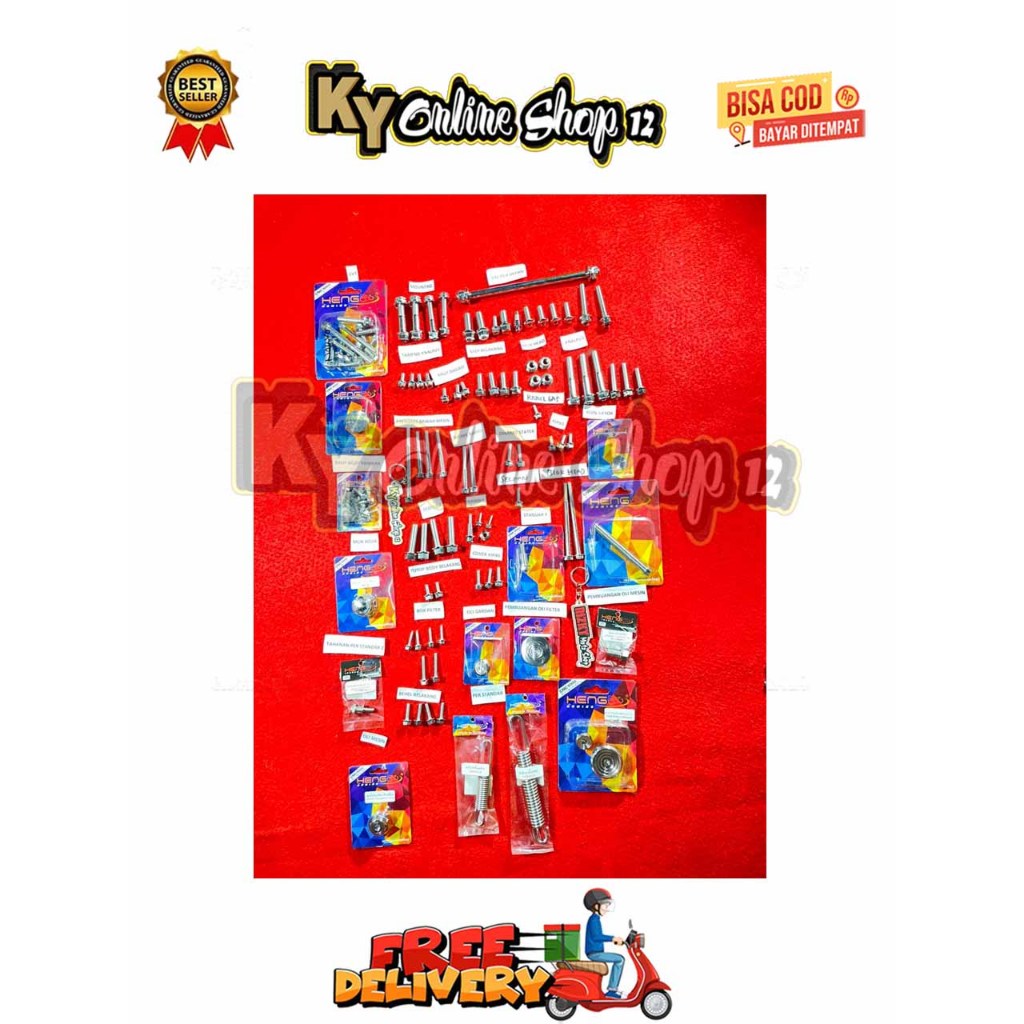 BAUT FULLSET 1 MOTOR YAMAHA NOUVO Z VIETKONG ELEGANCE LX SX KARBU TAHUN 2002 - 2015 CVT KALIPER DEPA