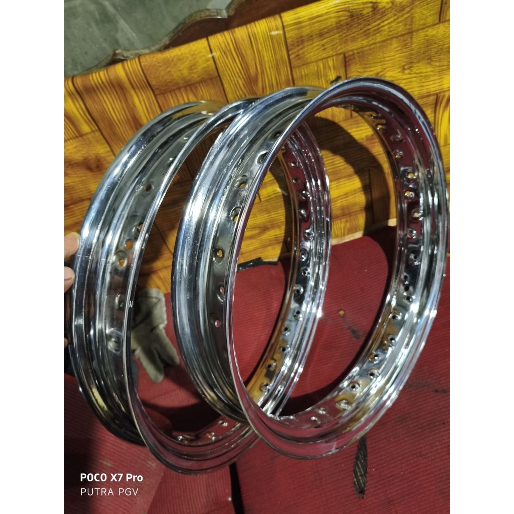 velg dan jari jari ring 10 dan 12 depan belakang custom
