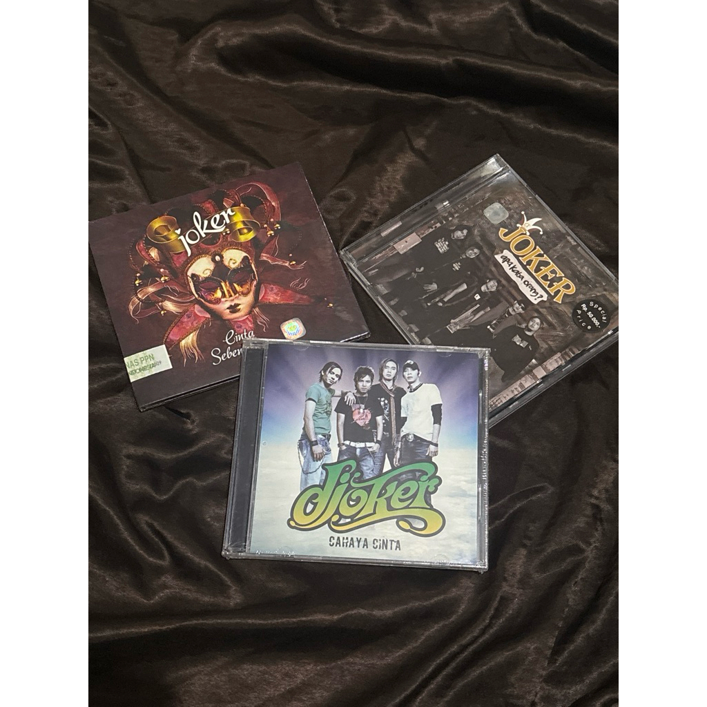 CD ALBUM DJOKER JOKER CAHAYA CINTA CINTA SEBENARNYA ORIGINAL PAKET 3 CD (SEALED)