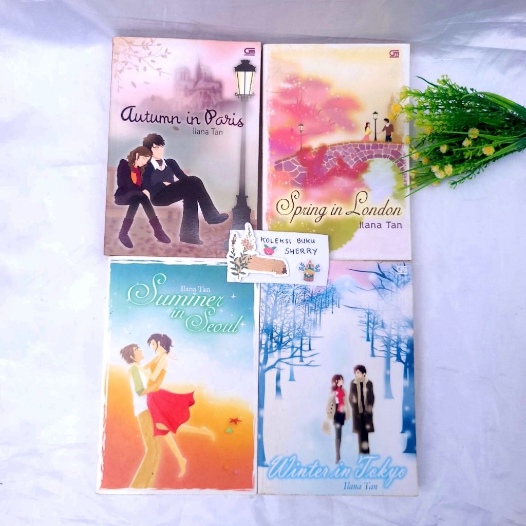[Set, original] Tetralogi Novel 4 Musim (Auntumn in Paris, Spring in London, Summer in Soul, Winter 