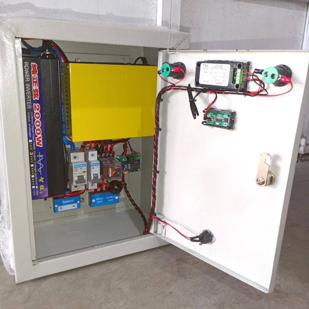 box panel backup 2000w PSW LVD ATS otomatis UPS