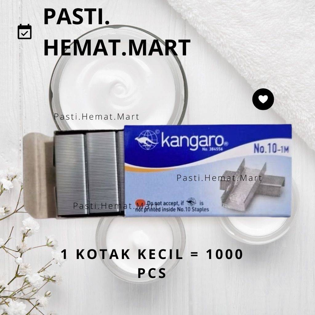 [HEMAT] 1 Kotak x 1000 Isi Necis / Isi Stapler / Staples Kangaro 10 - 1M