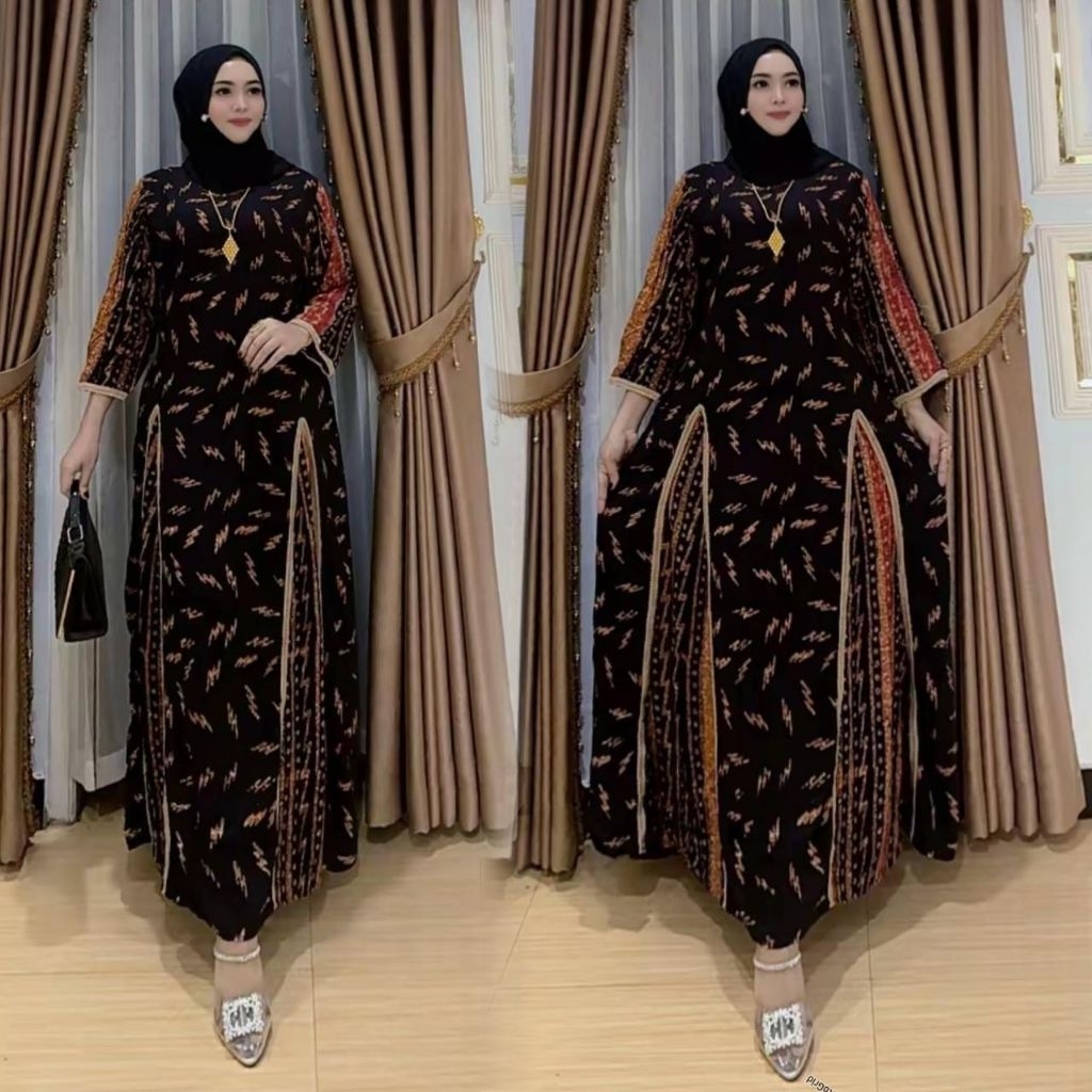 Gamis Batik Wanita model gurita