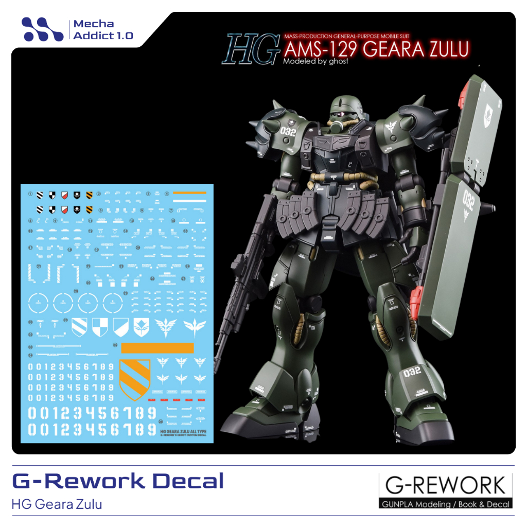 Water Slide Decal HG Geara Zulu by G-rework