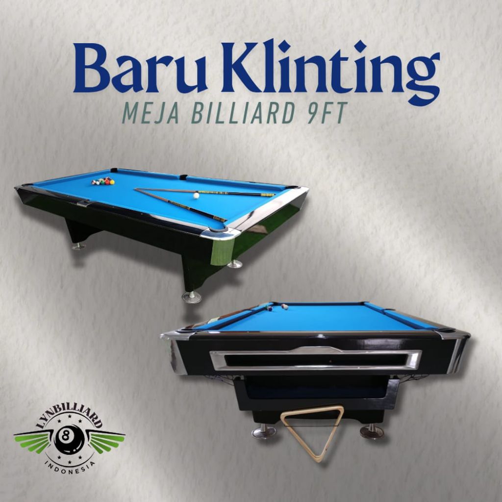 MEJA BILLIARD 9 FT BARU MEJA BILLIARD 9 FEET TYPE BARUKLINTING