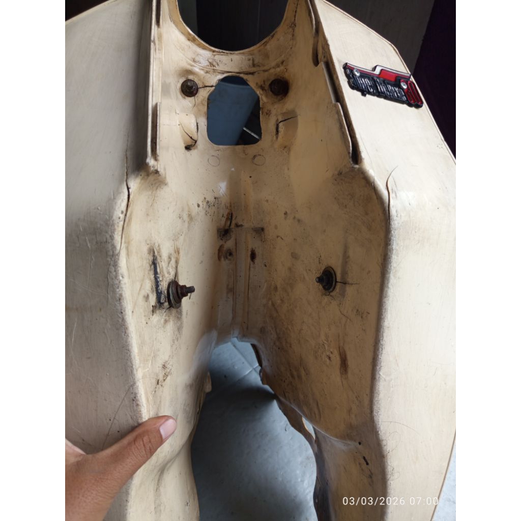 sayap tedeng tebeng yamaha v80 super deluxe bagong robot sdx