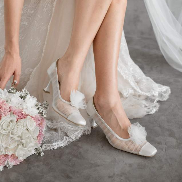 FRESIA Vienca Sepatu Wedding Pesta Hak Tinggi / Pump Shoes / Heels Kondangan / Hak Runcing/ Sepatu P