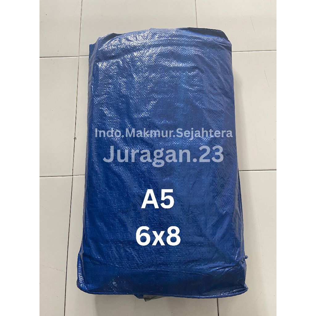Terpal Tenda Plastik A5 Matahari 6x8