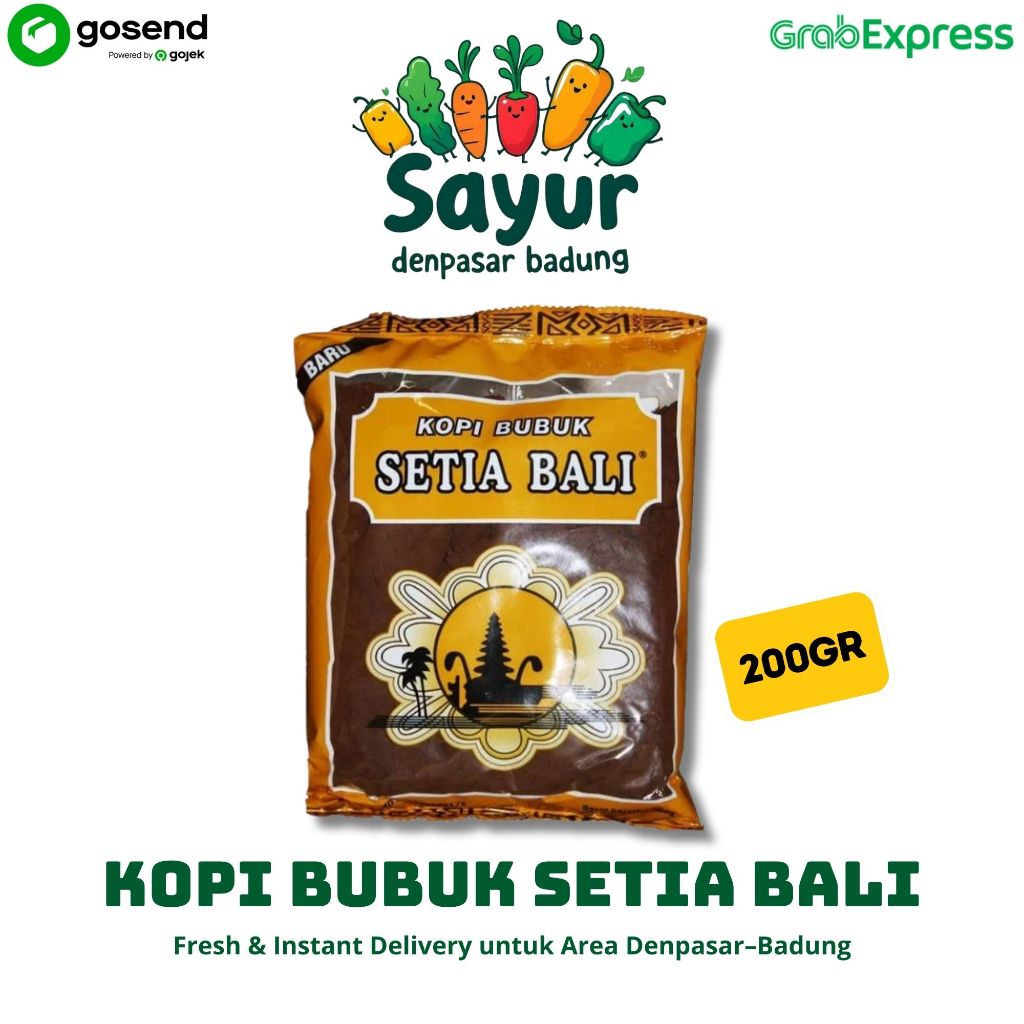 Kopi Bubuk Setia Bali 200gr - Sayur Denpasar Badung
