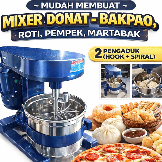 Harga Mesin Pengaduk Adonan Roti - Alat Mixer Donat / roti - Jualan Murah - Alat Mixer Donat