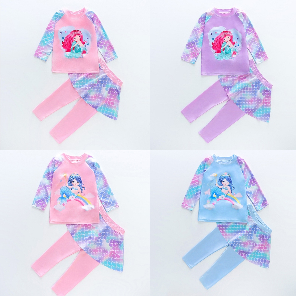 (JELLYJOY) BAJU RENANG ANAK PEREMPUAN MERMAID