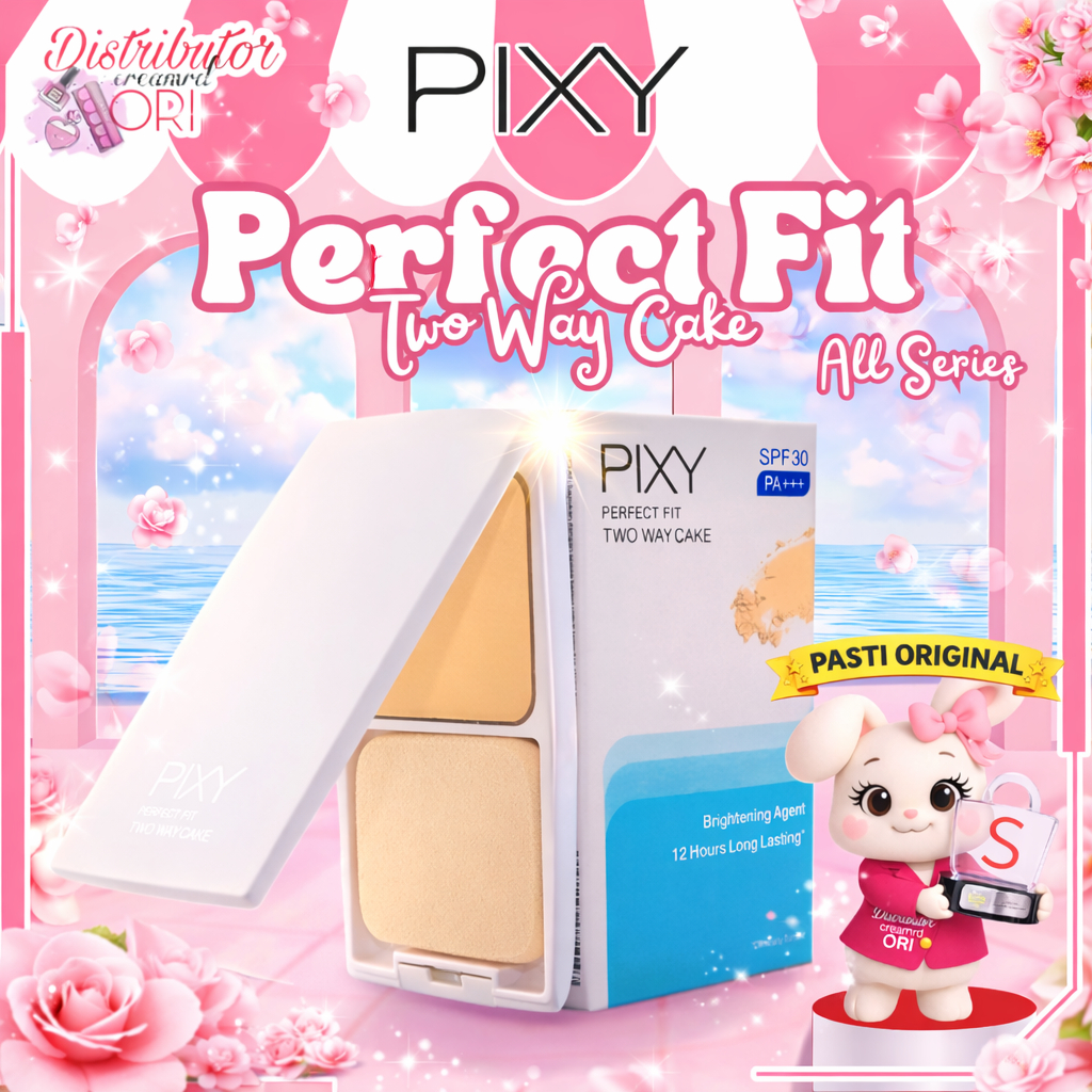 PIXY Perfect Fit Two Way Cake Spf 30 Pa +++ | All Series | Distributor Cream Ori