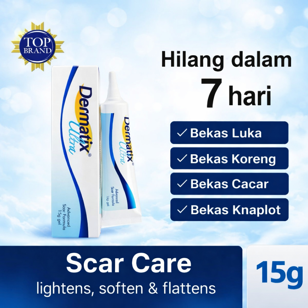 Dermatix Ultra Cream 15gr Penghilang Bekas Luka Operasi Keloid | Luka Lama - Bakar